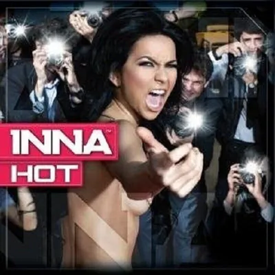 Inna Hot 1 Album Cover T-Shirt White – ALBUM COVER T-SHIRTS