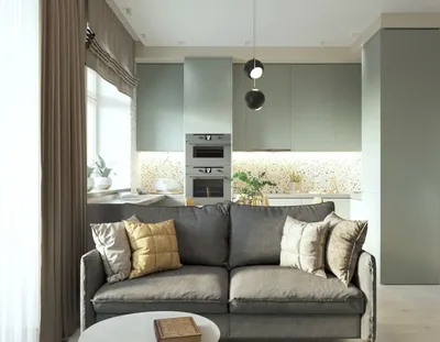 Дизайн интерьера 1-комнатной квартиры - дизайн-проект