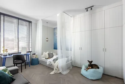 Готовый Дизайн-проект однокомнатной квартиры в стиле минимализм — Архитэкс
