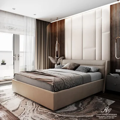 Интерьер спальни в современном стиле — 17+ фото идей контепорари