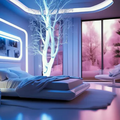 Интерьер спальни в светлых тонах. Фото. Дизайн