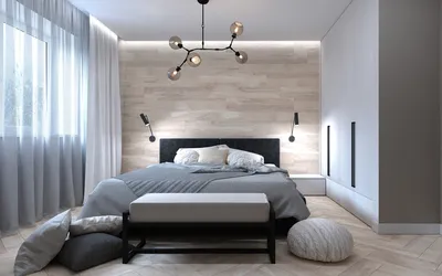 Правило одной стены: 5 идей для индивидуального интерьера спальни |  полезная статья от «ONPRINT»