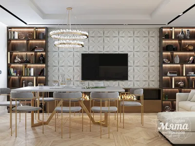 Великолепный дизайн интерьера квартиры в стиле «Современная классика» | ЖК  Сердце Столицы