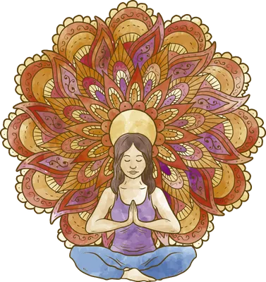 йога-рисунок одной непрерывной линии. женщина сидит в позе лотоса медитация  йоги упражнение современное искусство. векторная иллюс Иллюстрация вектора  - иллюстрации насчитывающей график, нарисовано: 226800724