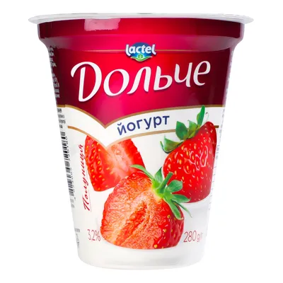 Йогурт с клубникой 2,9% 110г «Простоквашино» — калорийность, состав, срок  годности