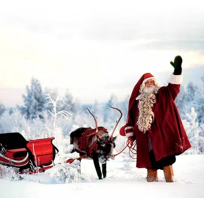 Финский Дед Мороз Йоулупукки посетил Санкт-Петербург | РИА Новости Медиабанк