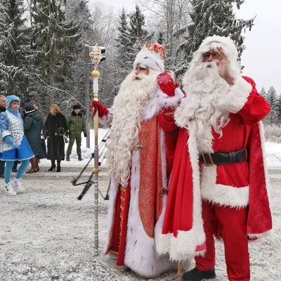 Иллюстрация Финский Дед Мороз Йоулупукки в стиле персонажи |