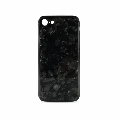 Чехол для iPhone 7/8, силикон, рисунок мрамор, черный купить в Липецке »  СатОптТорг