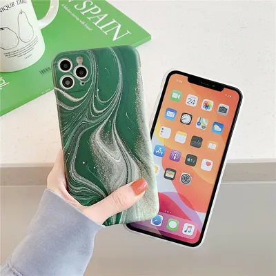 Case for iPhone 11 Pro Max XS XR X 7 Plus ShockProof Marble Phone Cover  Silicone | eBay