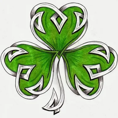 Three Leaf Clover St Paddys St Patricks Day Irish Shamrock Lacrosse Ireland  Gift Digital Art by Thomas Larch - Fine Art America