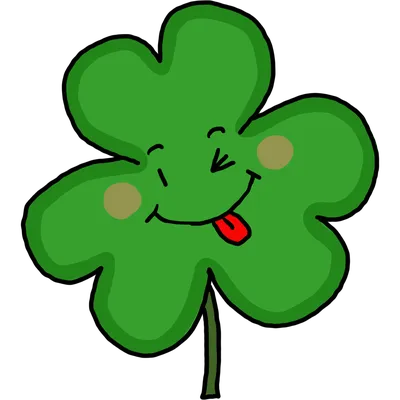 Clover with three leaves isolated on white background. Shamrock St Patrick  Irish symbol. 19048345 Vector Art at Vecteezy