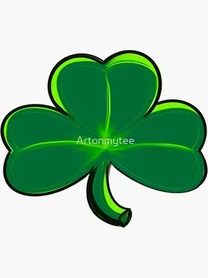 Irish flag on holiday St Patrick day with green shamrock clover 3048842  Vector Art at Vecteezy