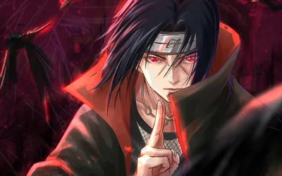 Обои на рабочий стол Uchiha Itachi / Учиха Итачи, персонаж из аниме Наруто  / Naruto, обои для рабочего стола, скачать обои, обои бесплатно