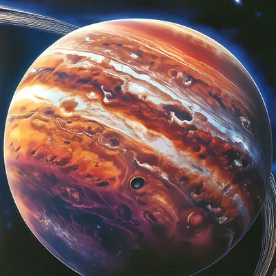 5 Юпитер 🟤 \"Планеты системы\" . …» — создано в Шедевруме