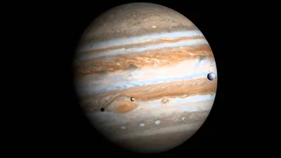 Планета Юпитер, часть солнечной системы изолированной на белом космосе  предпосылки 3d представляет, элементы этого изображения об Стоковое  Изображение - изображение насчитывающей исследование, глобус: 130709649