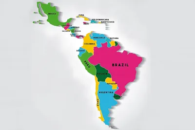 Флаги стран Южной Америки - карточки Монтессори купить и скачать