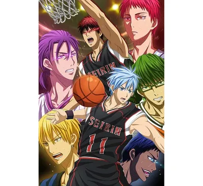 Наклейки по аниме Баскетбол Куроко - купить с доставкой по выгодным ценам в  интернет-магазине OZON (841263866)