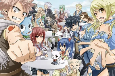 Fairy Tail Characters Manga Anime Poster – My Hot Posters