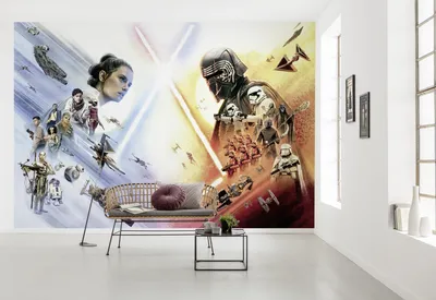 Детские фотообои на стену «Большой Постер Фильма Звездные Войны» Komar  8-4114 Star Wars Movie Poster Wide