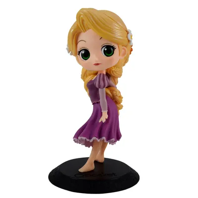 Фигурка Рапунцель с косой (Rapunzel (A Normal color) Q Posket) – Banpresto