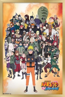 Naruto Shippuden - Group Wall Poster, 22.375\" x 34\" - Walmart.com