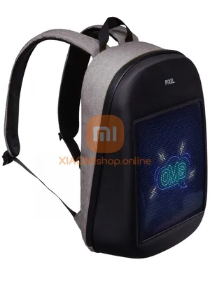 Рюкзак с LED-дисплеем PIXEL MAX - GRAFIT (темно-серый) обновленная модель —  купить в интернет-магазине по низкой цене на Яндекс Маркете