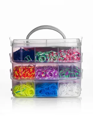 Набор для Плетения Браслетов Из Резинок Fashion Loom Bands Set 5 Ярусный  15000 Резинок с Аксессуарами — Купить на BIGL.UA ᐉ Удобная Доставка  (1673513212)