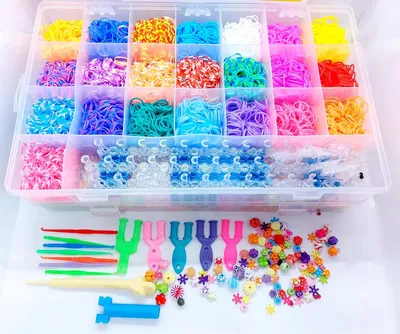 Браслет из резиночек Rainbow Loom для мамы на 8 марта (без станка) -  YouLoveIt.ru