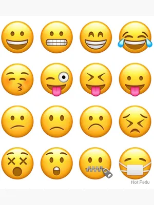 Emoji Ios Whatsapp Pack 1 (switch to medium)\" Poster for Sale by Federico  Melega | Redbubble