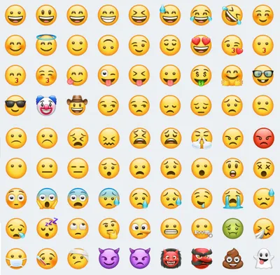 800 Set Whatsapp iPhone Laptop Emoji Emoticon Smiley Face Stickers Genuine  : Amazon.ca: Electronics