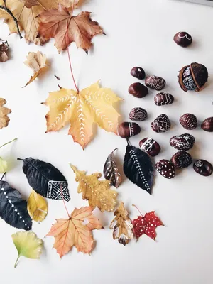 Поделки из листьев своими руками: 51 фото красивых поделок из сухих осенних  листьев | Houzz Россия