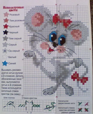 Мой маленький пони: Схема для вышивки Флаттершай - YouLoveIt.ru