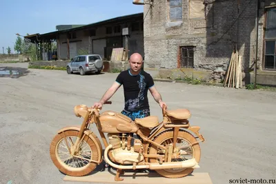 Советский мотоцикл ИЖ-49 стоит в …» — создано в Шедевруме
