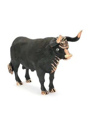 Гиря Бык 16, 24, 32 кг - купить чугунную гирю в виде головы быка