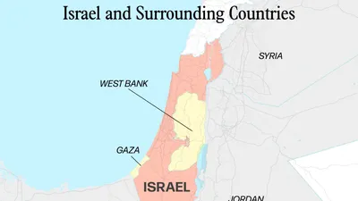 Political Map of Israel - Nations Online Project