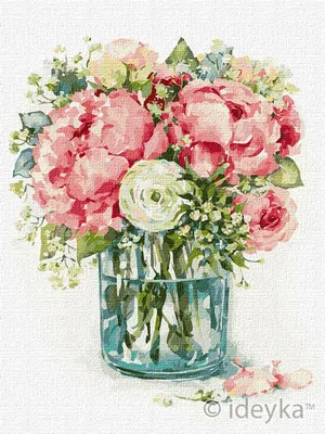 Фотообои Изысканные цветы 3Д на стену. Купить фотообои Изысканные цветы 3Д  в интернет-магазине WallArt