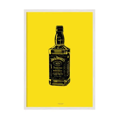 Картинки jack daniels, виски, черно белый фон, фото, креатив, бутылка,  девушка - обои 1680x1050, картинка №160907