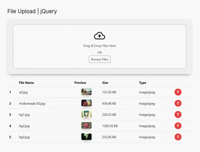 Small Custom Drag'n'drop File Upload Plugin For jQuery | Free jQuery Plugins