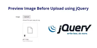 Preview Image Before Upload using jQuery - Tuts Make | Jquery, Uploads,  Writing