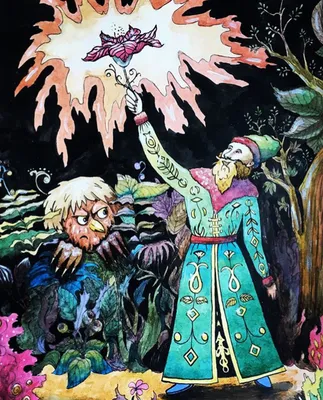 Рисунок Сказка Аленький цветочек №17028 - «Сказки родного края» (14.02.2024  - 16:56)