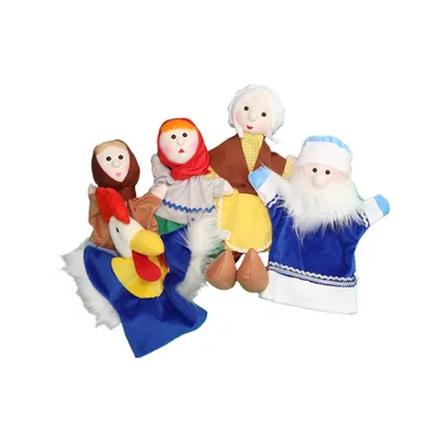Набор игрушек на руку Тайга по сказке \"Мороз Иванович\" - купить с доставкой  по выгодным ценам в интернет-магазине OZON (661801248)