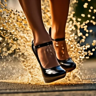 Guess Каблуки Черный | Dressinn Обувь
