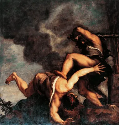 Каин и Авель - Тициан