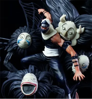 41 см аниме Наруто шипудэн Акацуки Какузу Боевая версия GK ПВХ экшн-фигурка  игра Статуя Коллекционная модель детские игрушки куклы Подарки | AliExpress