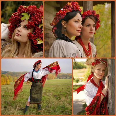 Современный женский веночек на обруче с красной калиной № 1227  (ID#1512636239), цена: 250 ₴, купить на Prom.ua