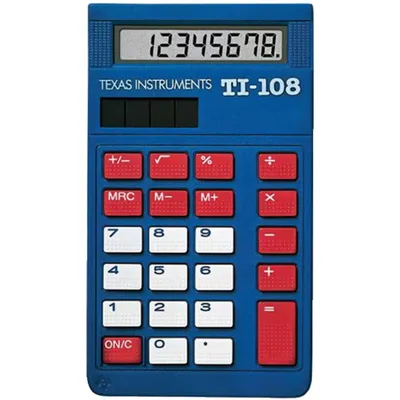 Amazon.com : TI-108 Elementary Calculator : Calculators : Office Products