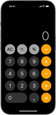 Использование Калькулятора на iPhone - Служба поддержки Apple (RU)