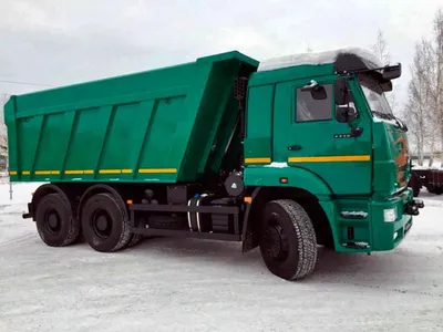 Самосвал с КМУ Palfinger 15500 на шасси Камаз 43118