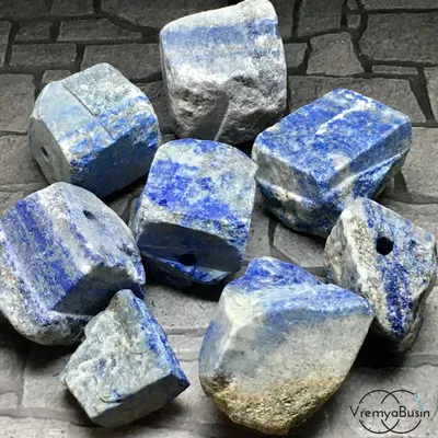 Купить Лазурит, крупные кусочки необработанного камня (1 шт.) по цене  114.37 ₽ - 6062-11