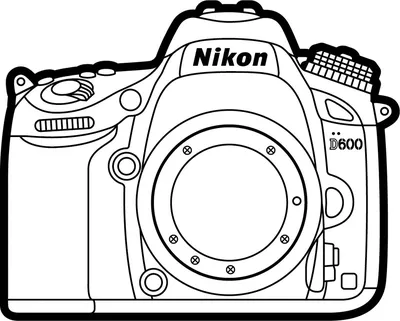 Векторная Иллюстрация Простой Дизайн Камеры Retro Черно Белом Цвете  Векторное изображение ©inamar 234810506